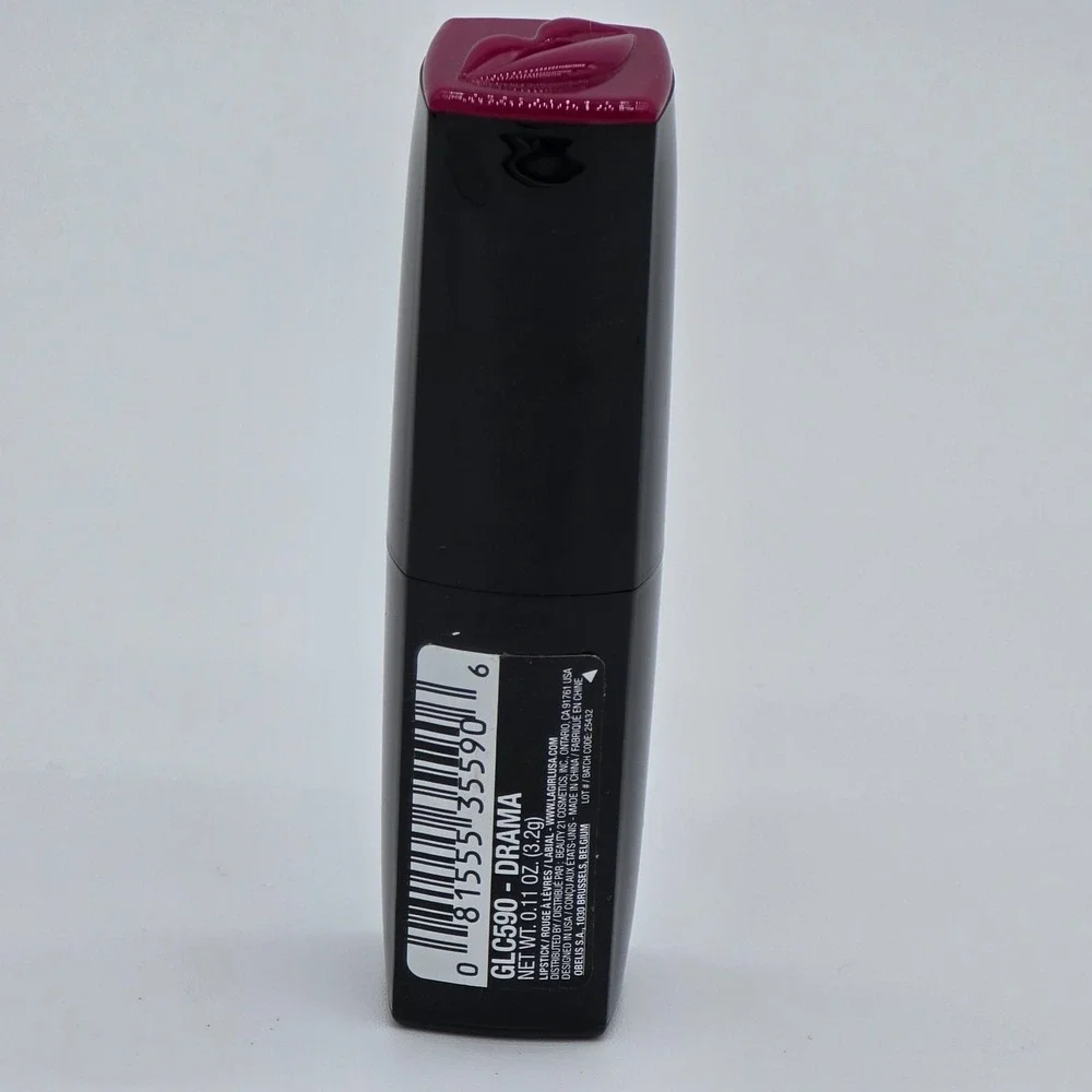 L.A. Girl Lipstick GLC590 Drama Deep Berry Burgundy 0.11 oz 3.2g New